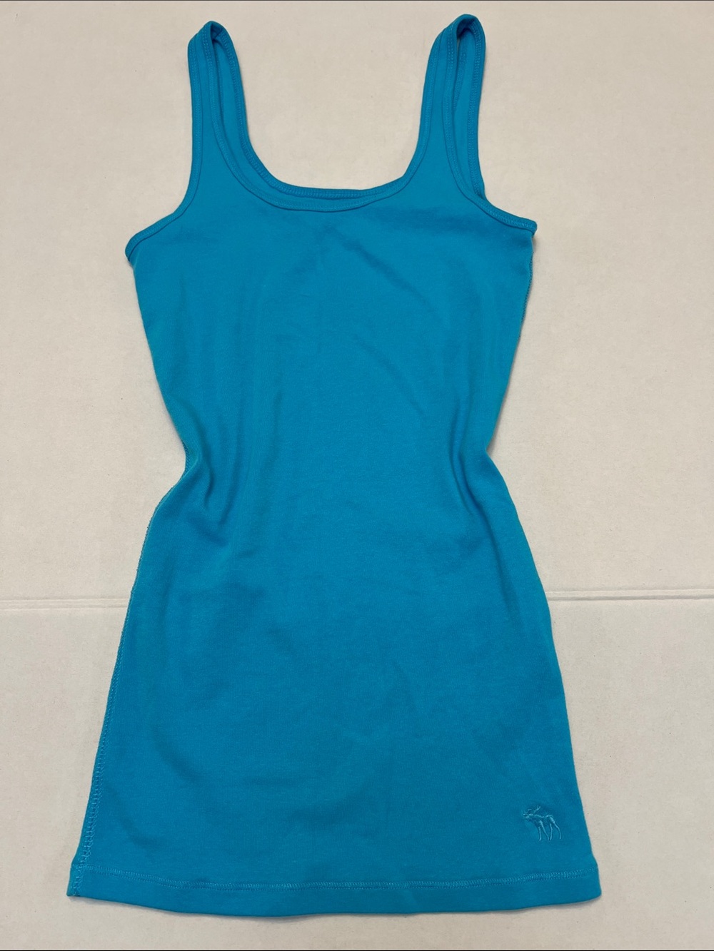VINTAGE Y2K COQUETTE BELLA SWAN ABERCROMBIE & FITCH BLUE TANK TOP SIZE SMALL